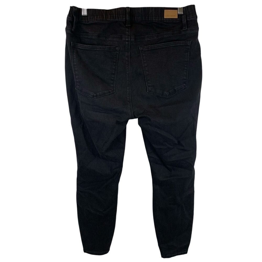 Judy Blue sz 14W Black Denim Leggings Elastic Waist Pull On Jeggings Skinny Fit - Picture 5 of 9